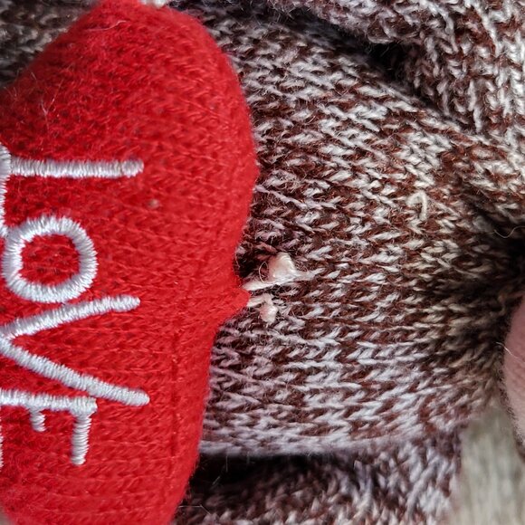 Love Ya Sock Monkey Plush Cystic Fibrosis Foundation Ed Classic Collectible Doll - Picture 3 of 5